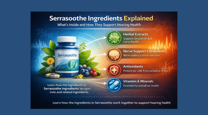 Serrasoothe Ingredients Explained: What’s Inside and How They Support Hearing Health