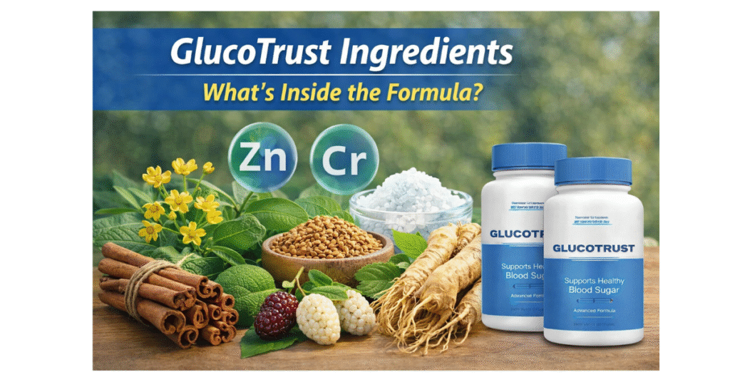 GlucoTrust ingredients and natural formula explained for blood sugar support