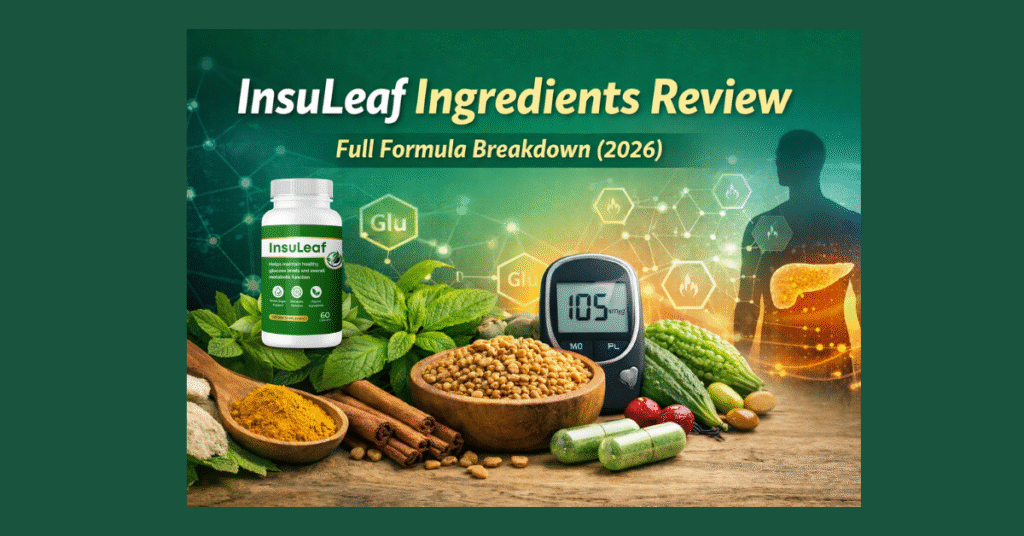 InsuLeaf Ingredients Review
Full Formula Breakdown (2026)