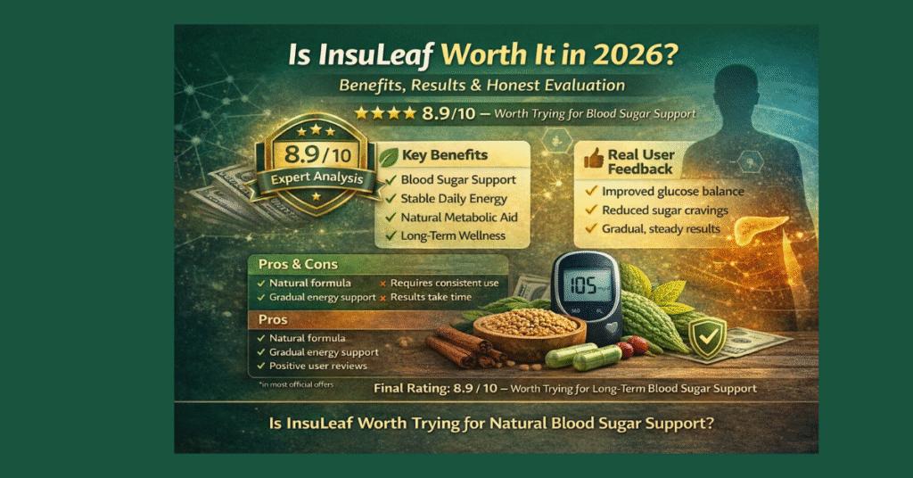 Is InsuLeaf Worth It in 2026?
Benefits, Results & Honest Value Analysis