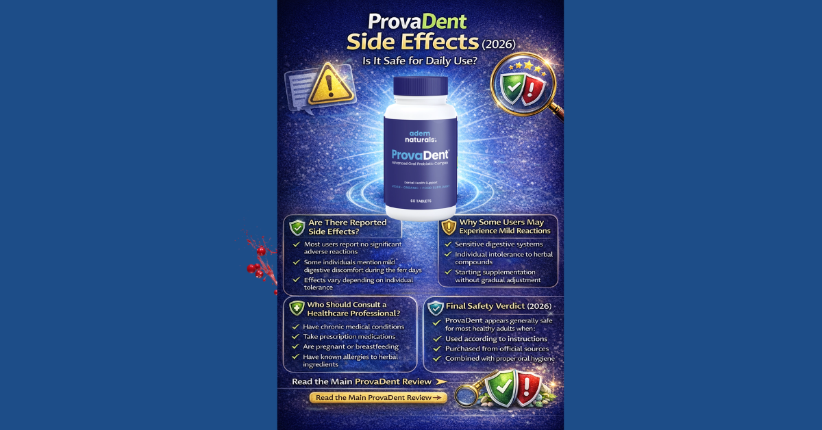 ProvaDent Side Effects (2026): Is It Safe for Daily Use?
